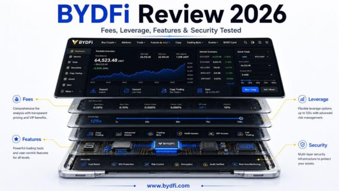 BYDFi Review 2026: Fees, Leverage, Features & Security Tested